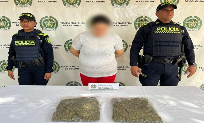 Detienen a mujer por tráfico de estupefacientes en Neiva gracias a denuncia ciudadana