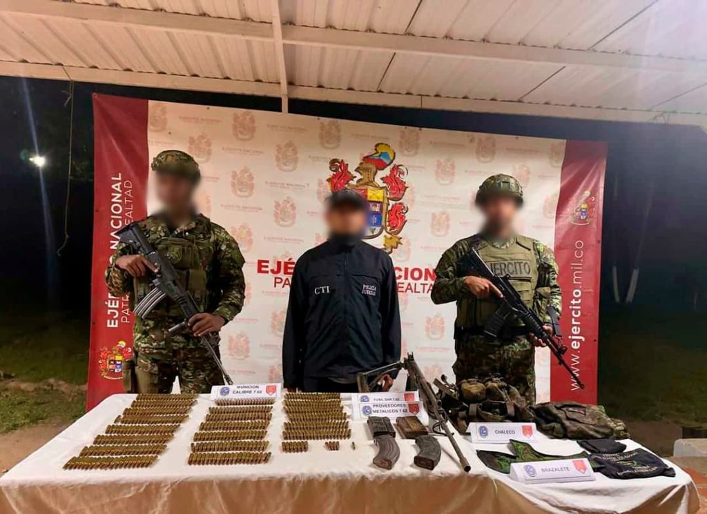 Neutralización de alias ‘Máquina’ y captura de ‘Jony Rivera’ en operaciones contra el EGC en Antioquia