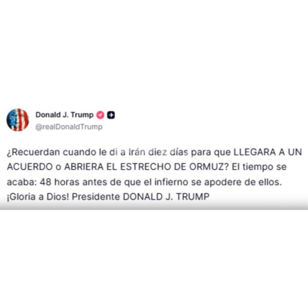 Donald Trump advierte a Irán: 48 horas para un acuerdo o “desatará el infierno”