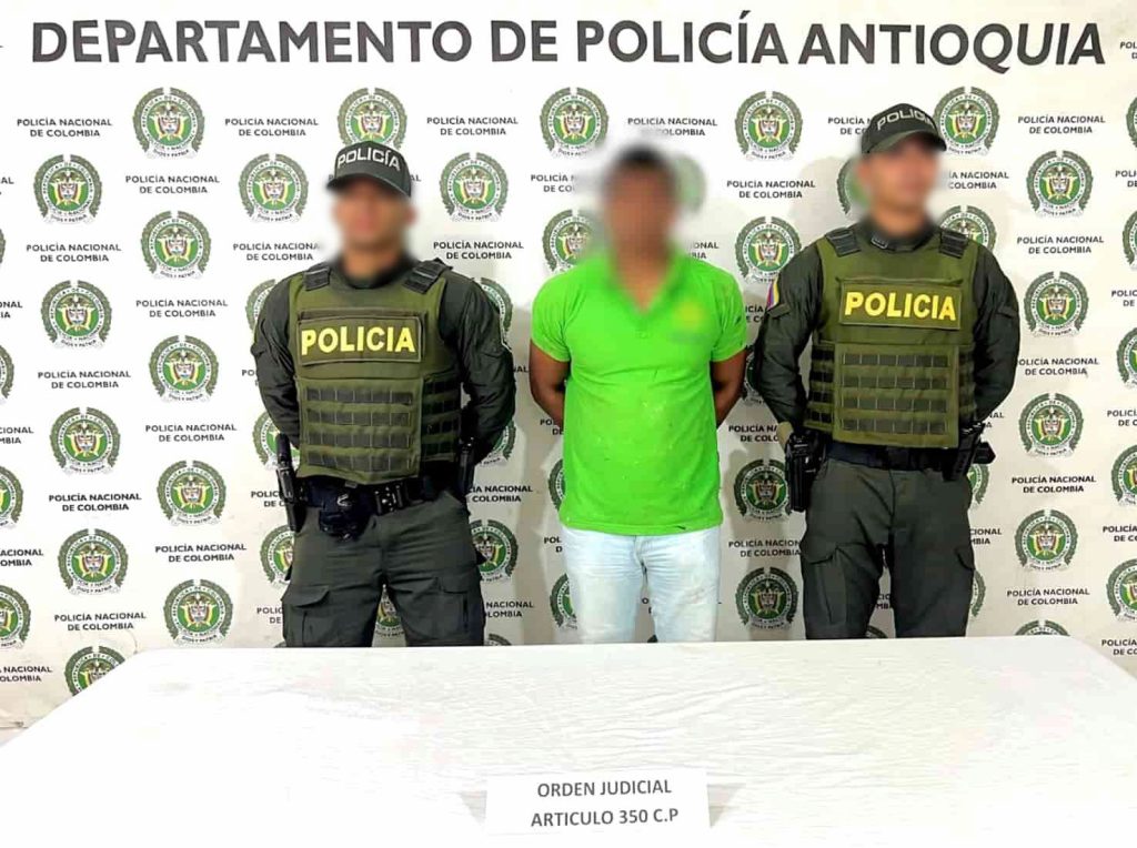 Capturan en Caucasia, Antioquia, a hombre con orden judicial por hurto agravado