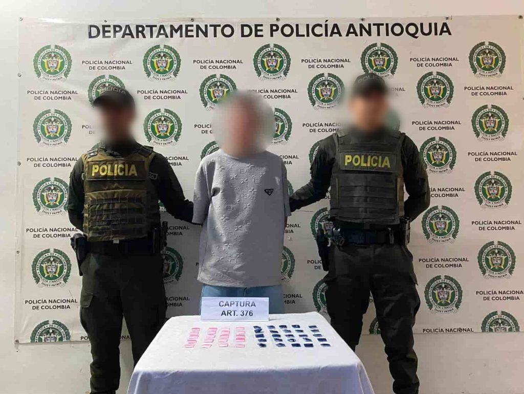 Capturan a una persona por tráfico de estupefacientes en Yarumal