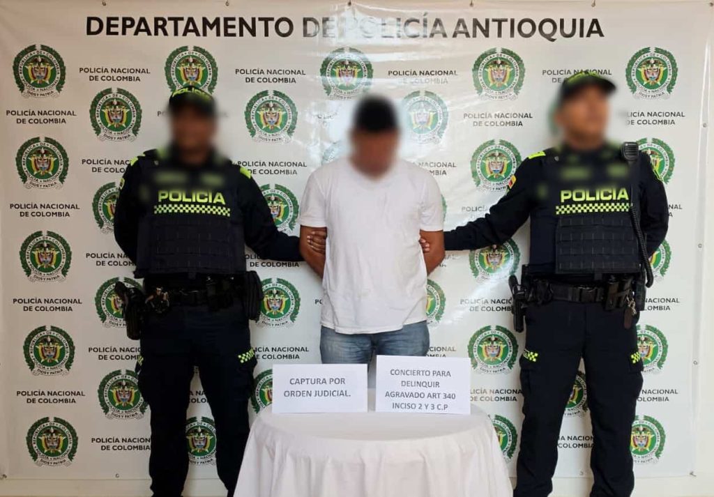 Capturan en Maceo a presunto integrante del EGC requerido por concierto para delinquir agravado
