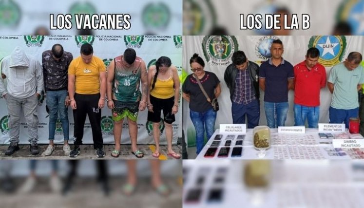 Cinco procesados por presunta venta de estupefacientes en varios sectores de Ocaña