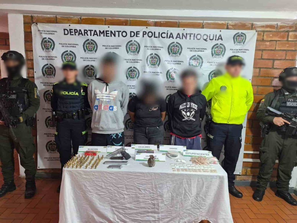 Tres presuntos integrantes de ‘Carne Rancia’ fueron capturados en Salgar, Antioquia